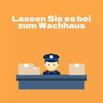 Überlassen Sie es der Sicherheit