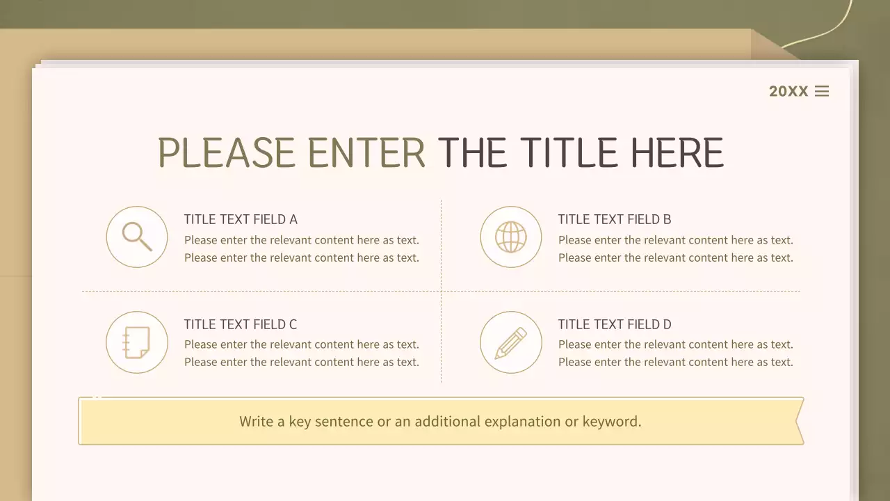 Beige Minimal Template Presentation