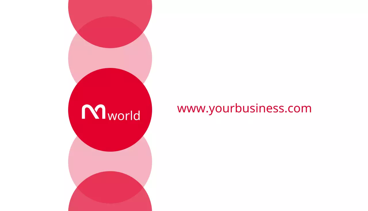 Corporate manager business card