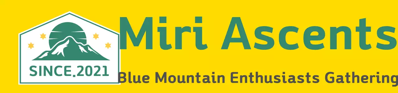 Áo vest thành viên có logo biểu tượng câu lạc bộ leo núi trong hình minh họa núi màu vàng trắng xanh