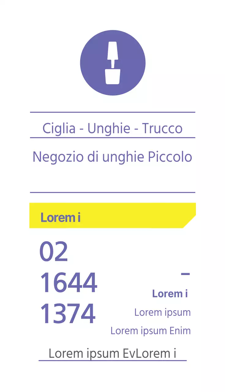 Negozio di unghie Tiny