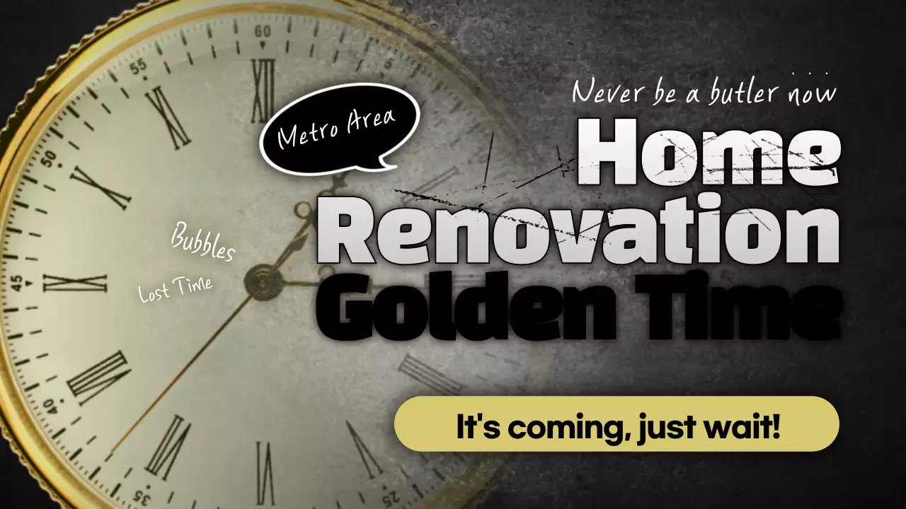 Gold Vintage Renovation Promotion YouTube Thumbnail