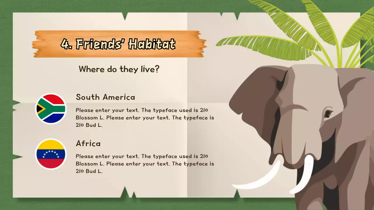 그린 플레이풀 정글 가이드 프레젠테이션