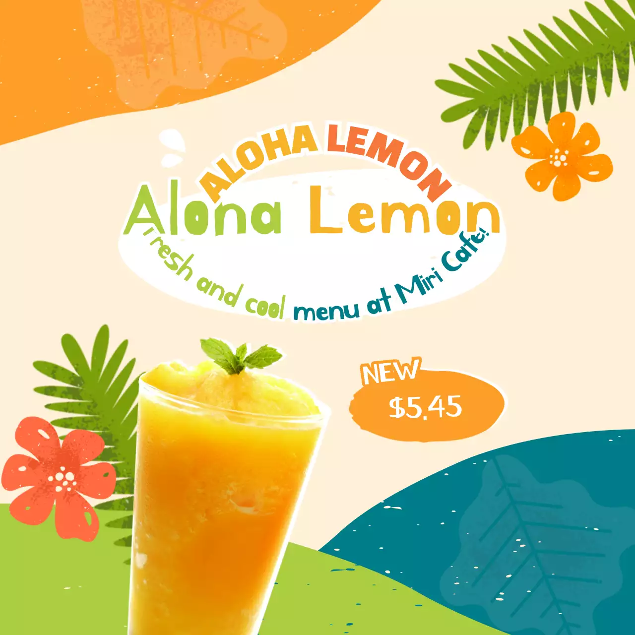 Cafe Summer New Menu