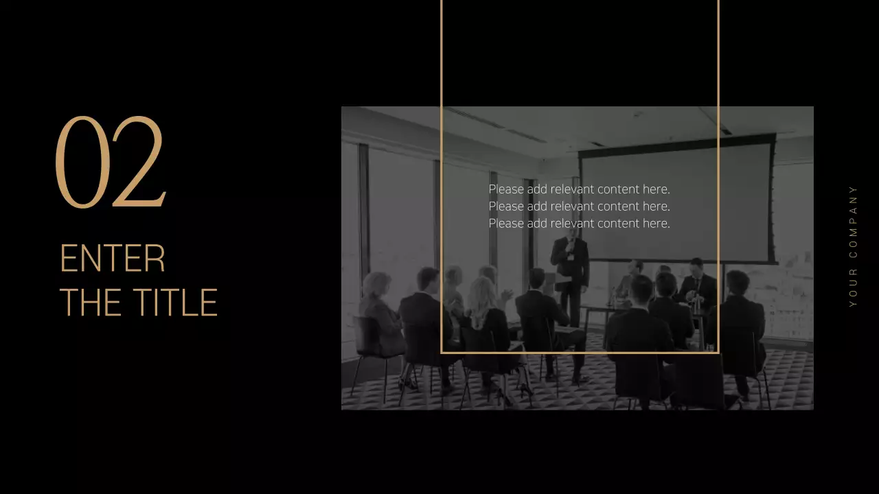 Black Elegant Business Presentation