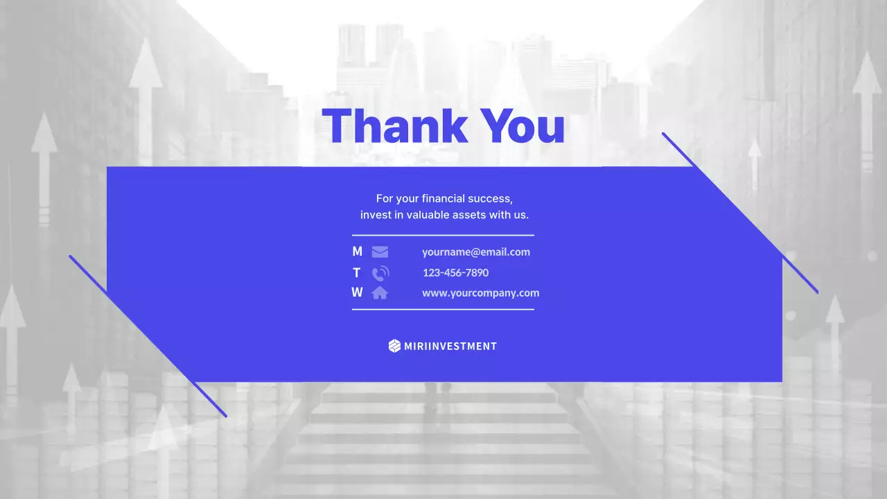 Blue Modern Ai Investment Report Presentation