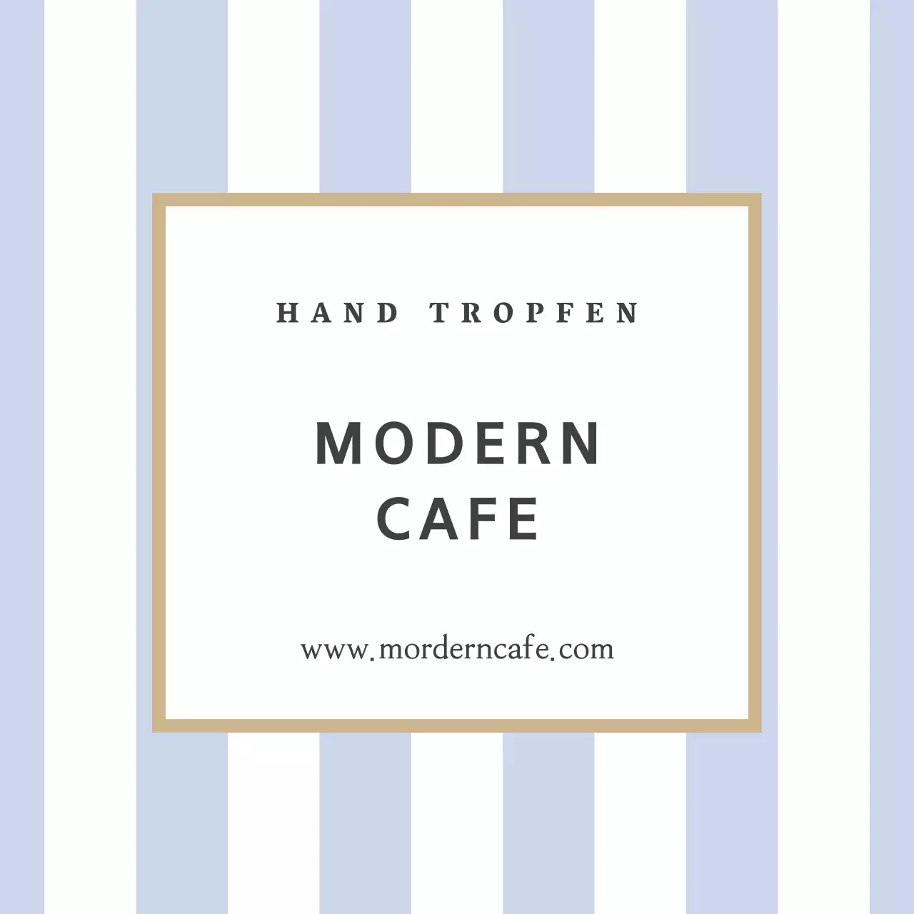 Modernes Cafe