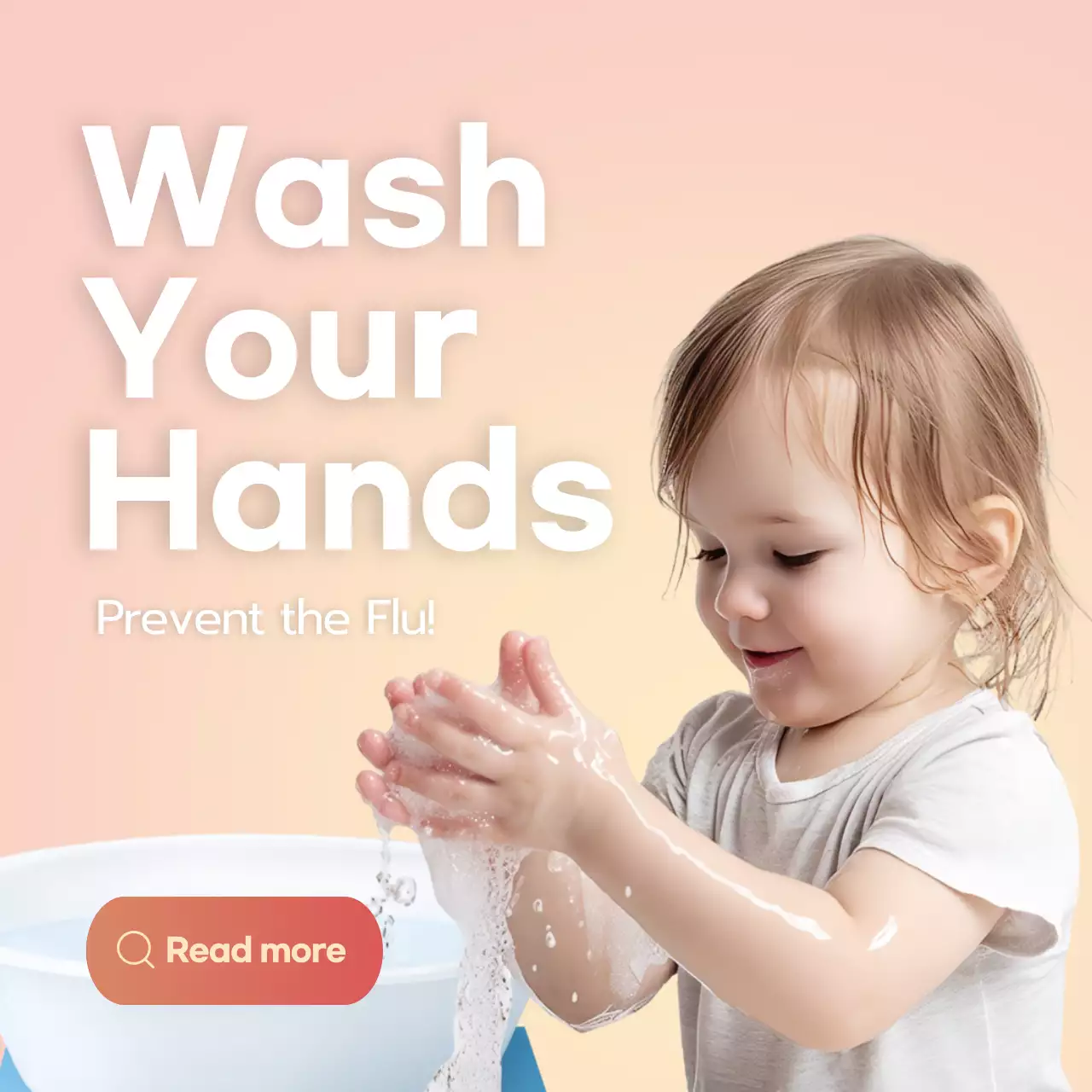 Blue Modern Flu Prevention Guide Instagram Post