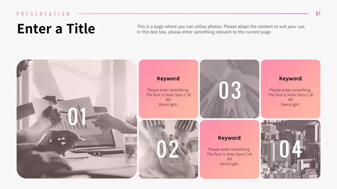 Pink Modern Business Presentation