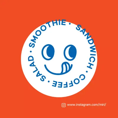 Orange Trendy Food Promotion Instagram Post