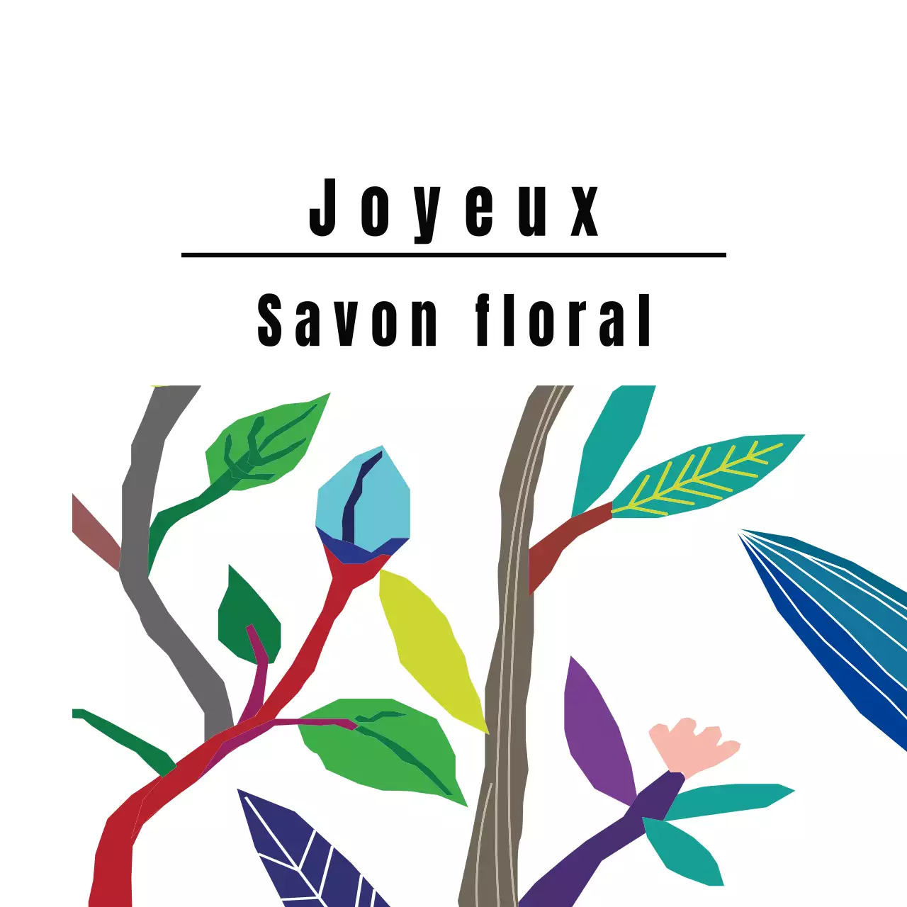 Savon à base de fleurs