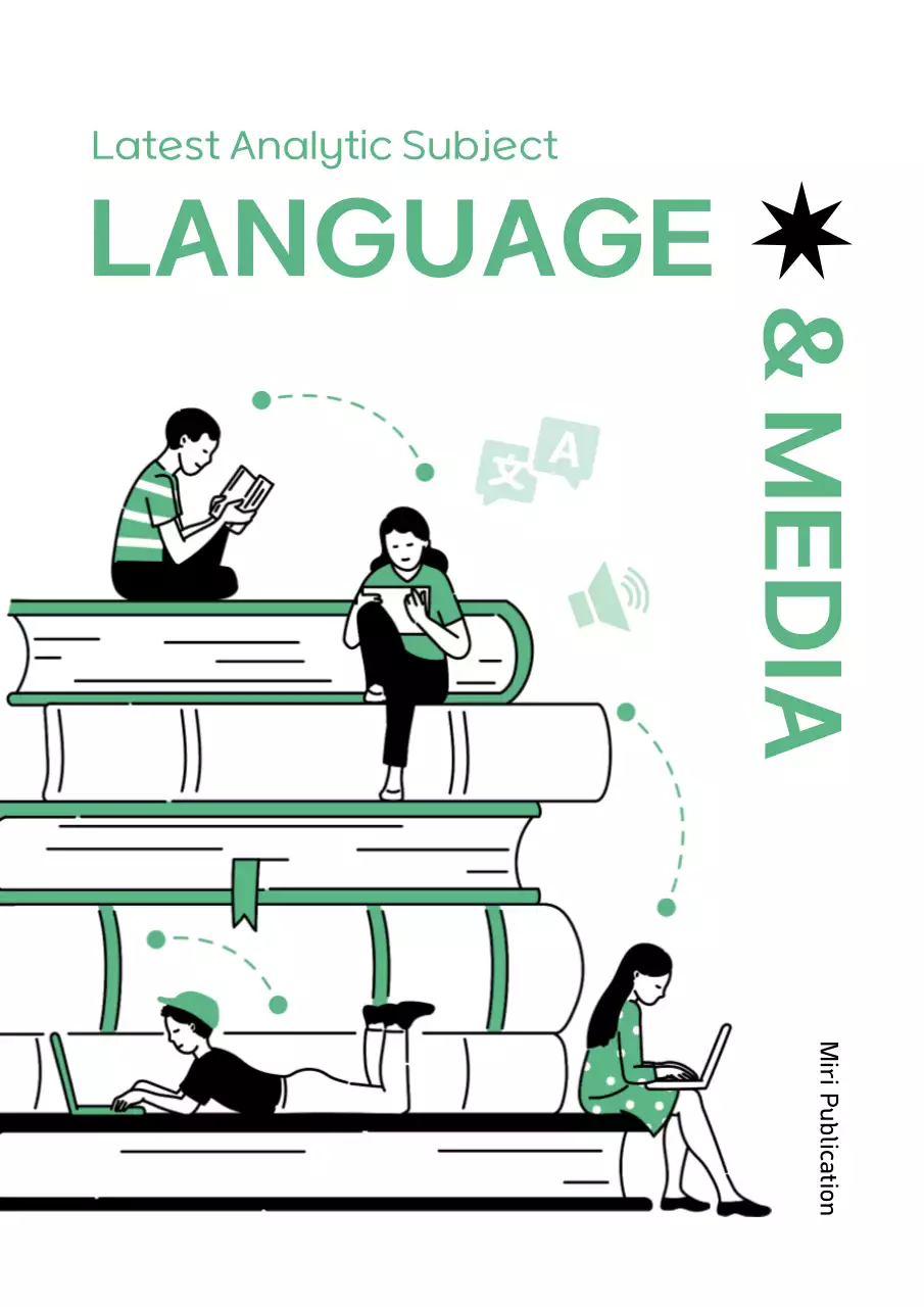 Green Modern Language Guide Book Cover