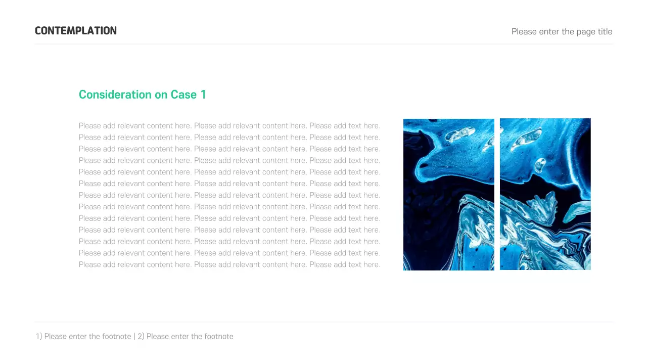 Market research presentations
