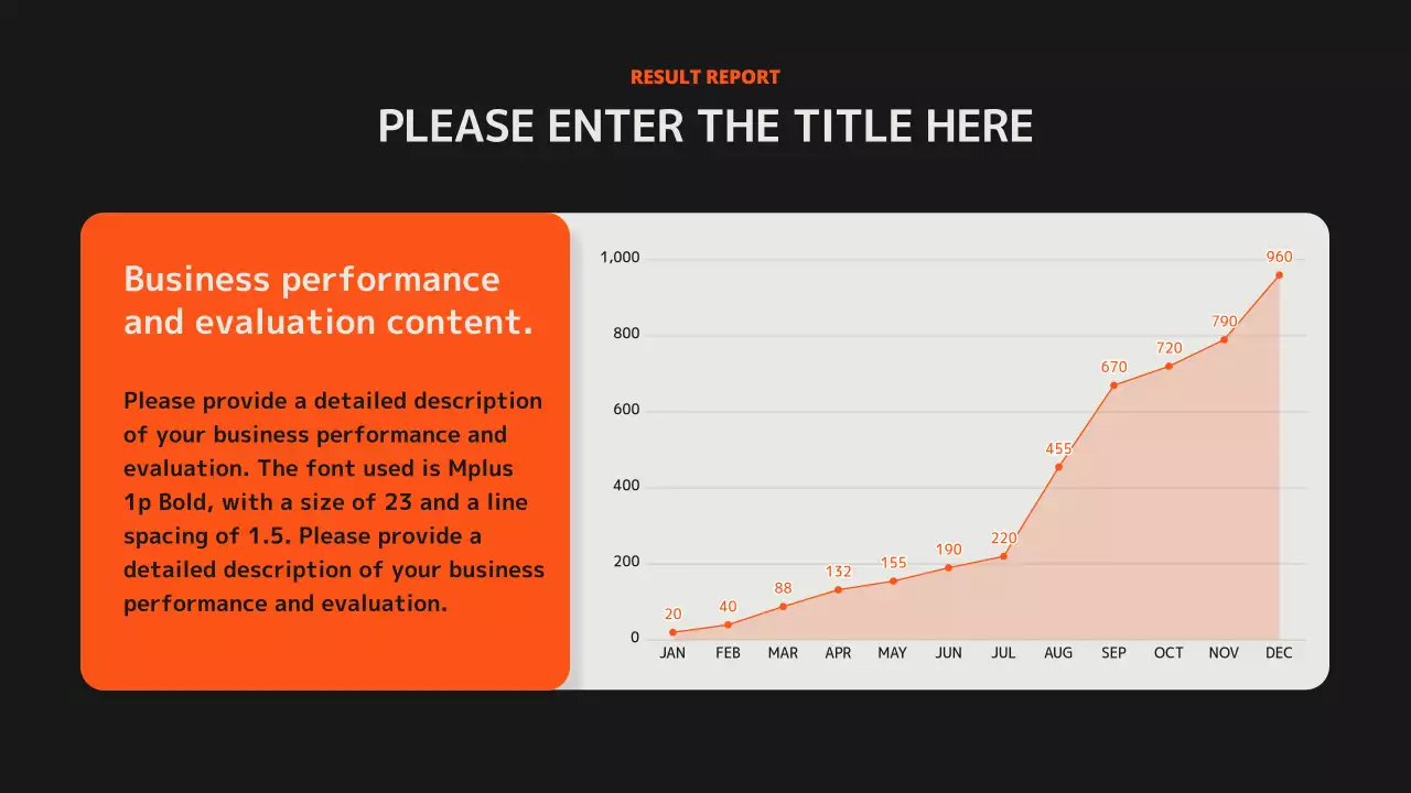 오렌지 모던 비즈니스 플랜 문서 프레젠테이션