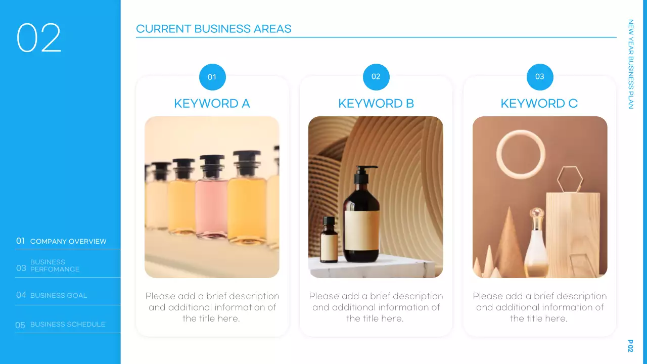 Blue Modern Business Plan Document Presentation