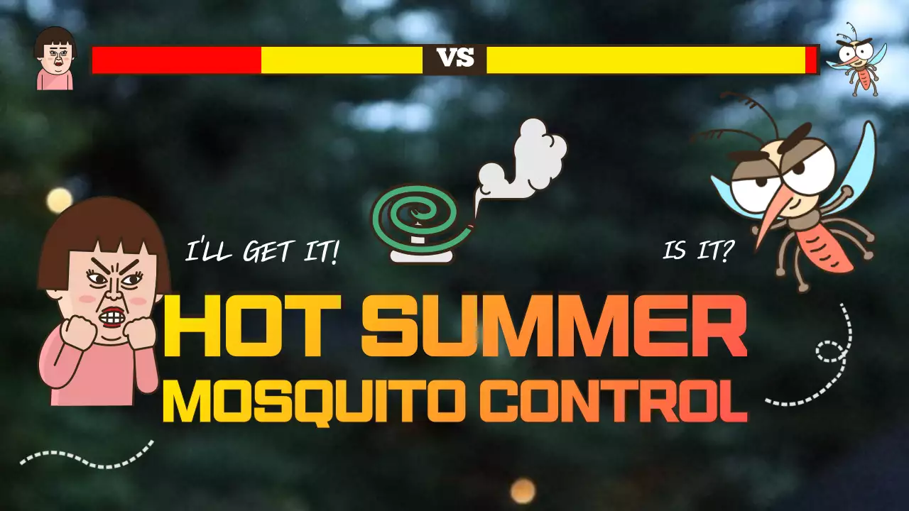 Orange Comic Mosquito Advertisement YouTube Thumbnail