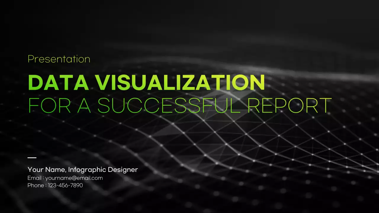 Black Modern Data Report Presentation