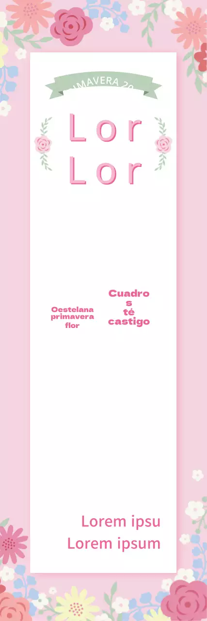 Fiesta de las Flores de Primavera_Bandera serial