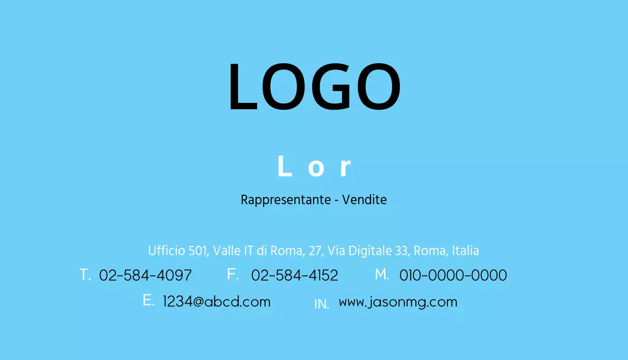 Biglietti da visita aziendali