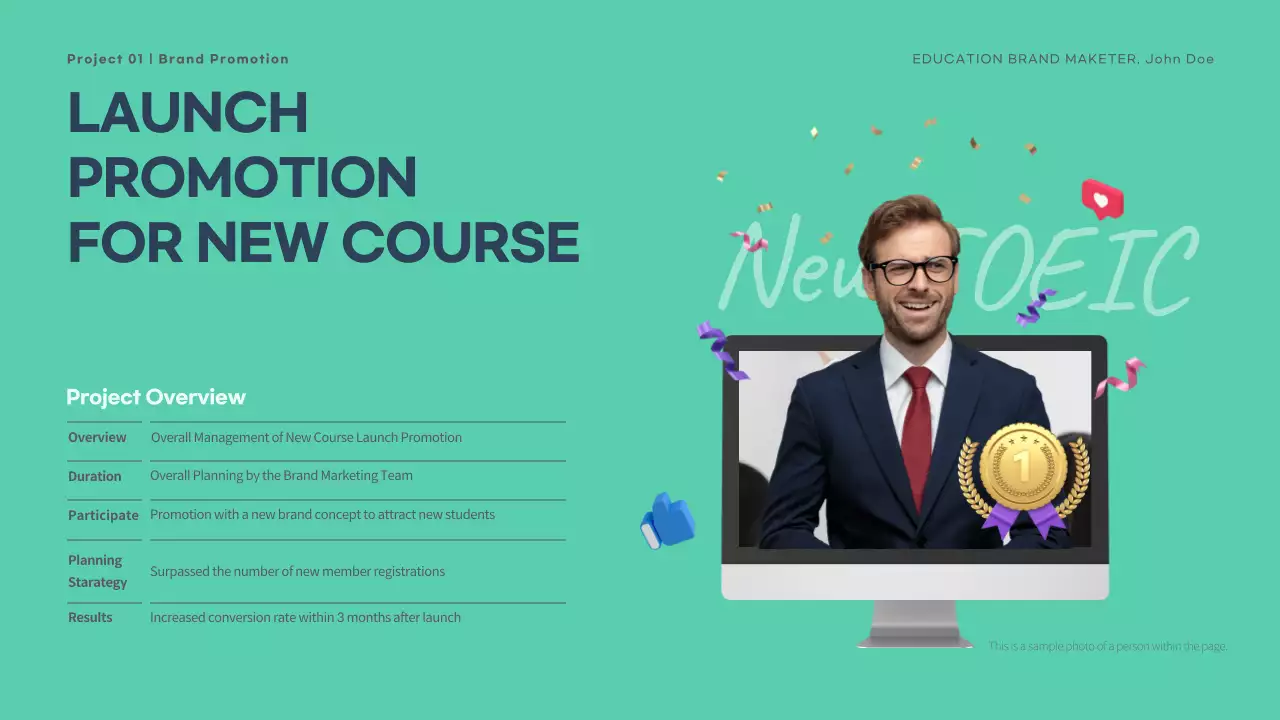 Mint Professional Portfolio Resume Presentation