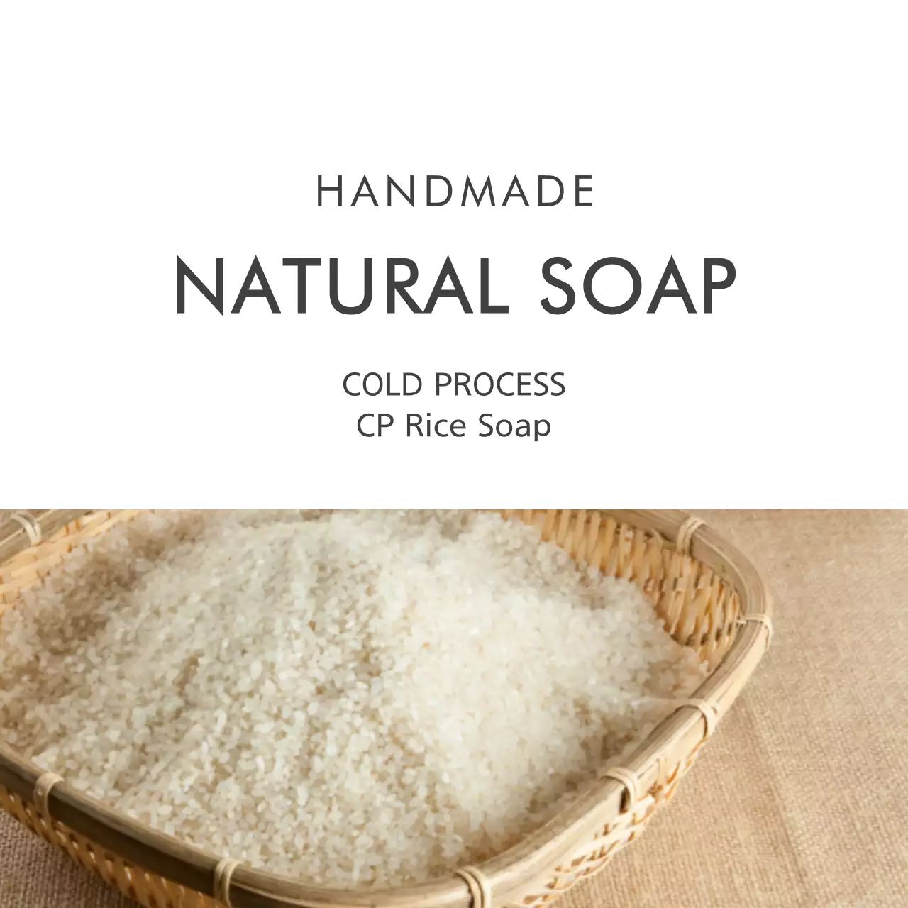 Spanduk Promosi Sabun Minimal Beige