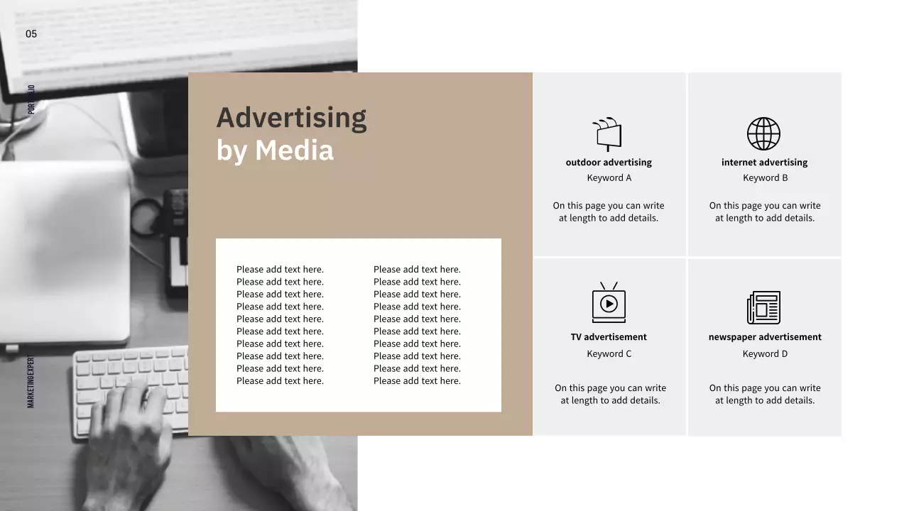 Beige Minimalist Portfolio Resume Presentation