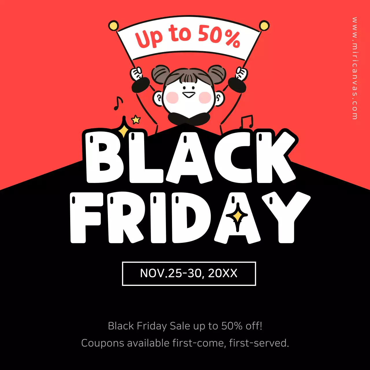 Red Trendy Sale Promotion Instagram Post