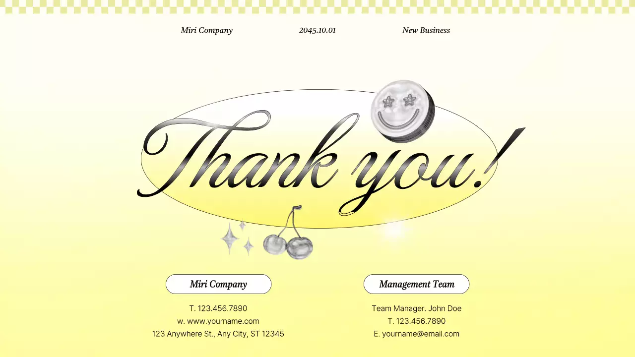 Yellow Elegant Business Presentation