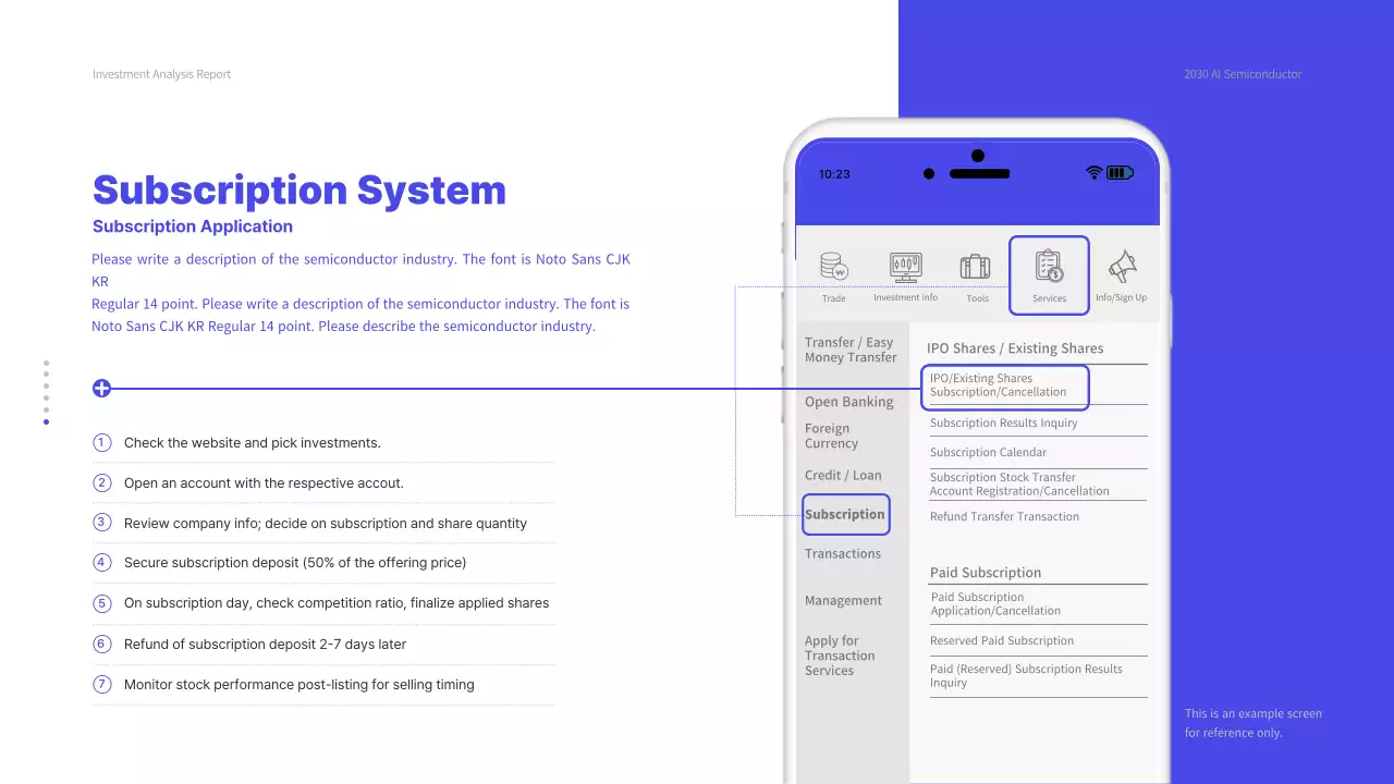 Blue Modern Ai Investment Report Presentation