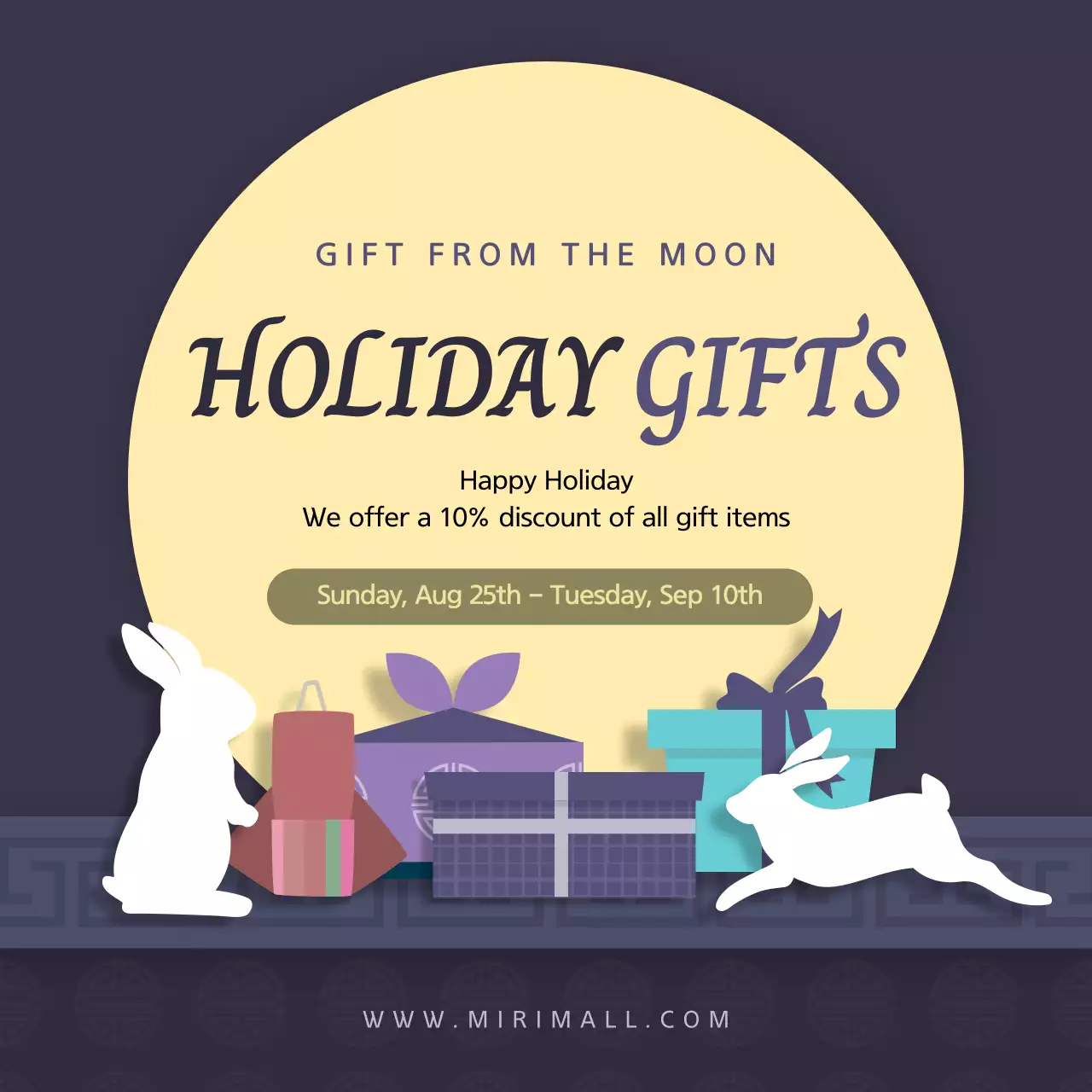 Beige Traditional Holiday Promotion Instagram Post