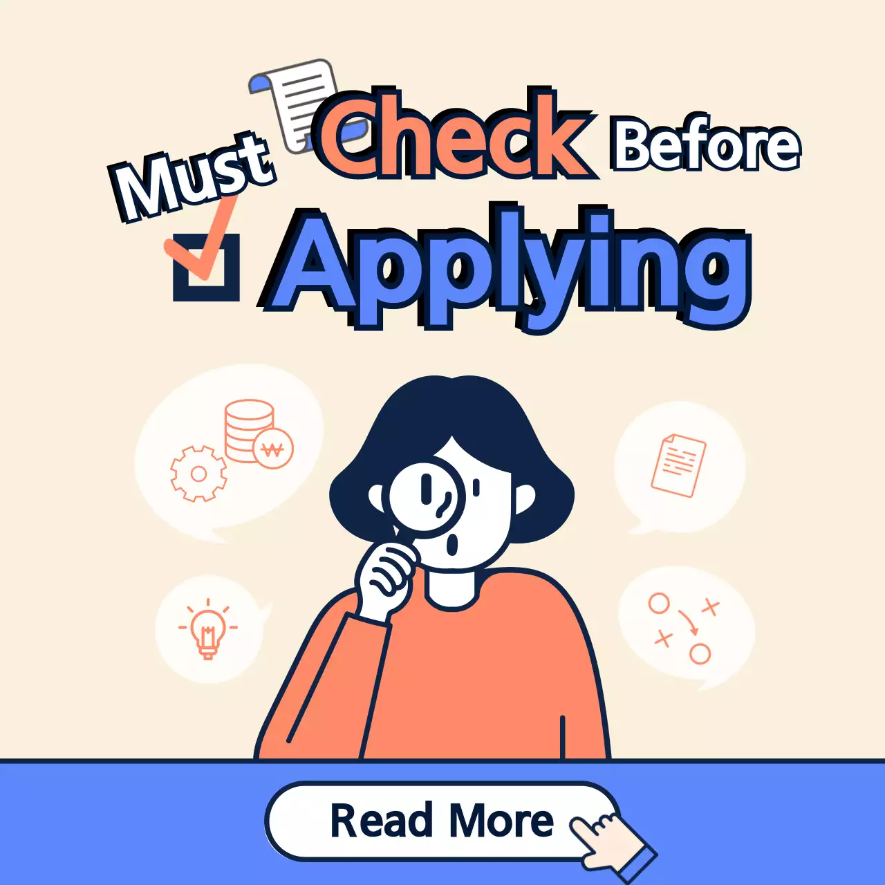 Beige Simple Job Guide Instagram Carousel