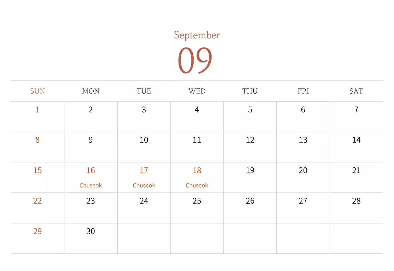 Stamp illustration with a warm concept