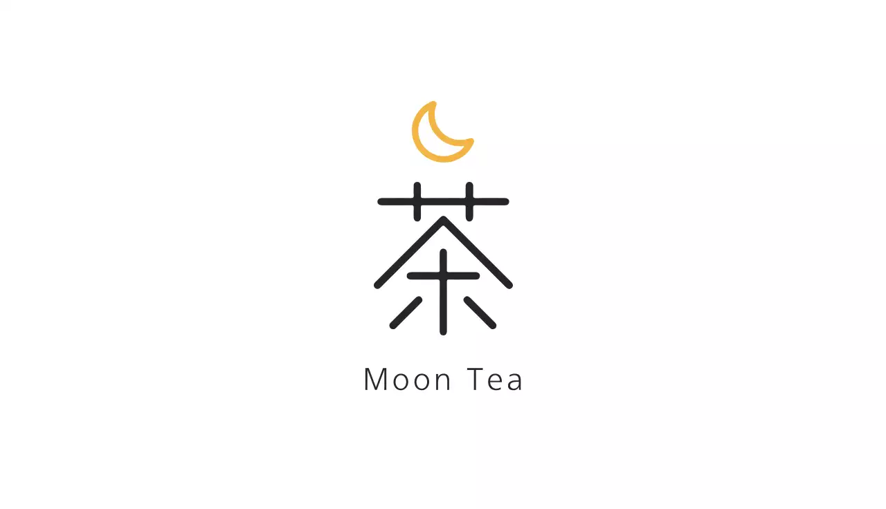 White Minimal Tea Business Card