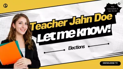 Yellow Modern Elections Guide YouTube Thumbnail