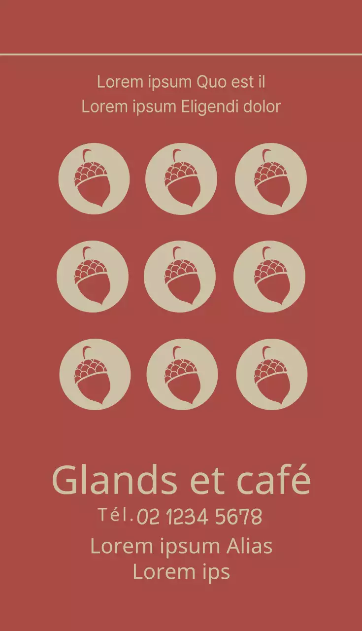Glands et café