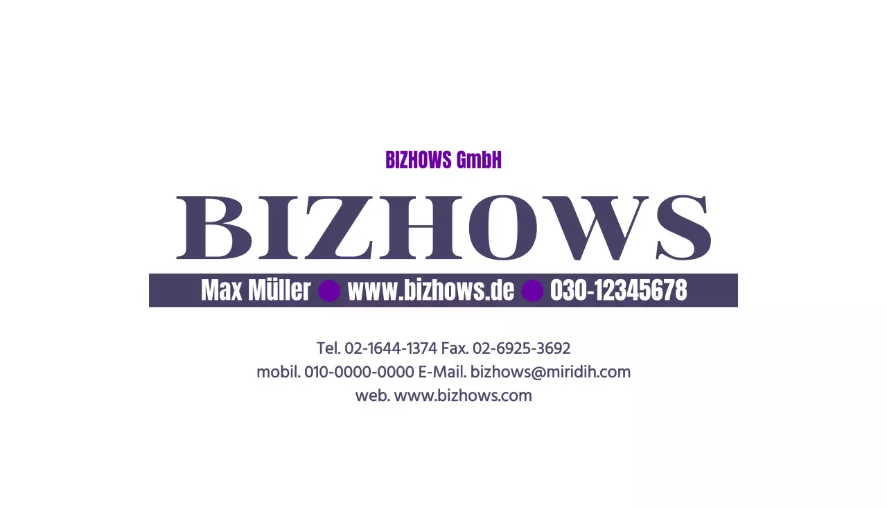 Visitenkarten mit einfachem Logo