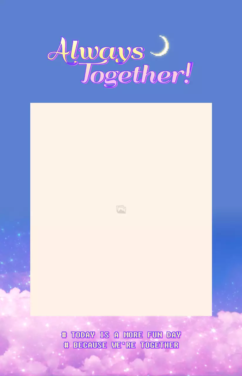 Purple Dreamy Clouds Concept Photo Layout