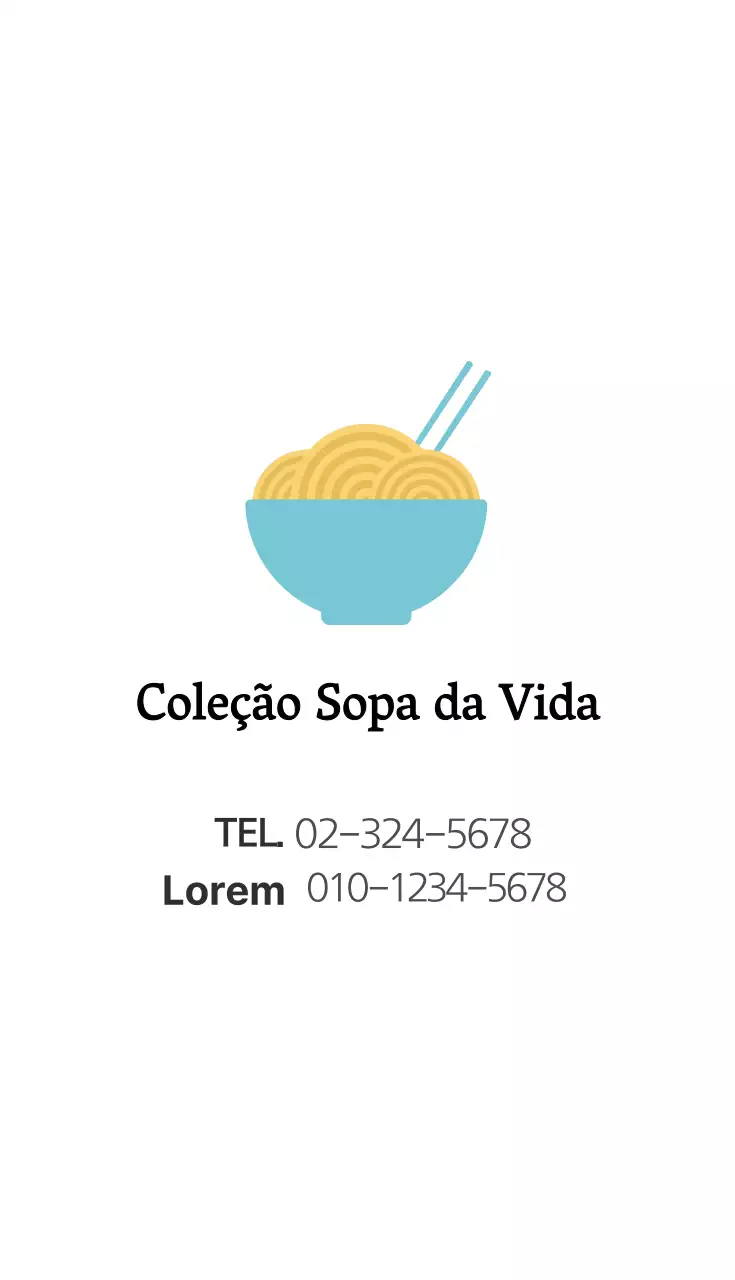 Coleção Sopa da Vida