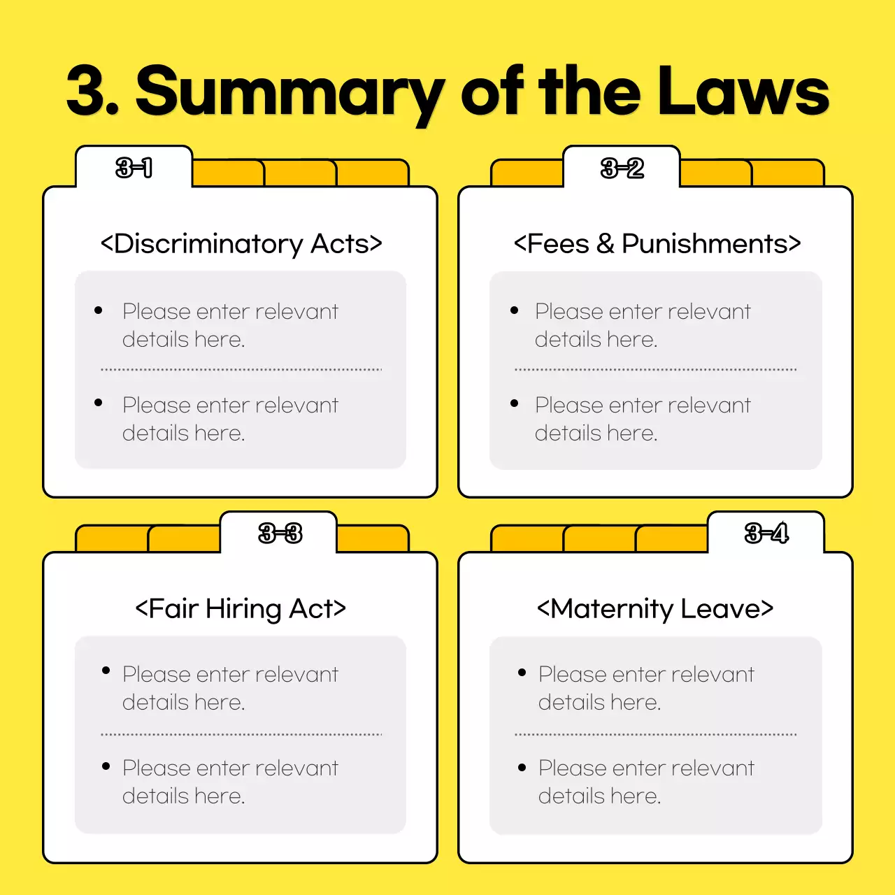 Yellow Simple Labor Notice Instagram Carousel