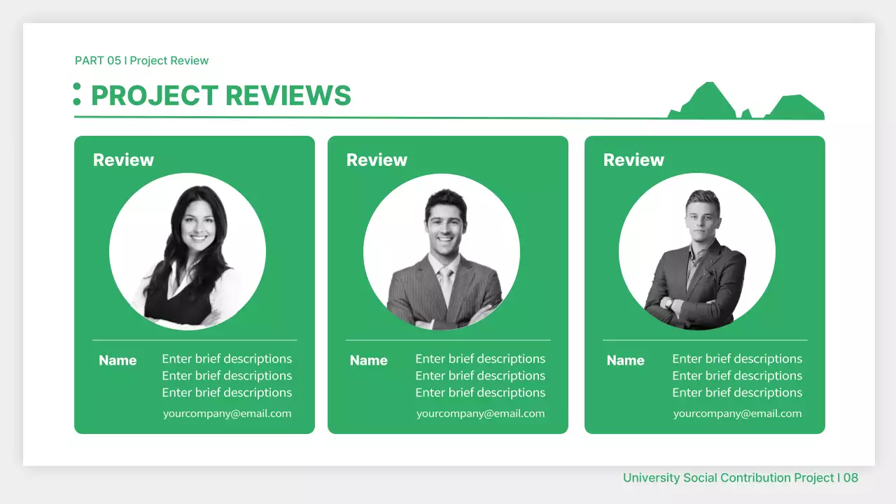 Green Minimal Marine Presentation