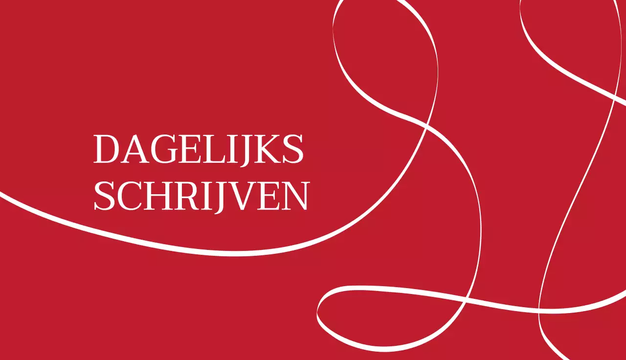 Witte Rode Lijn Illustratie Kunstschool