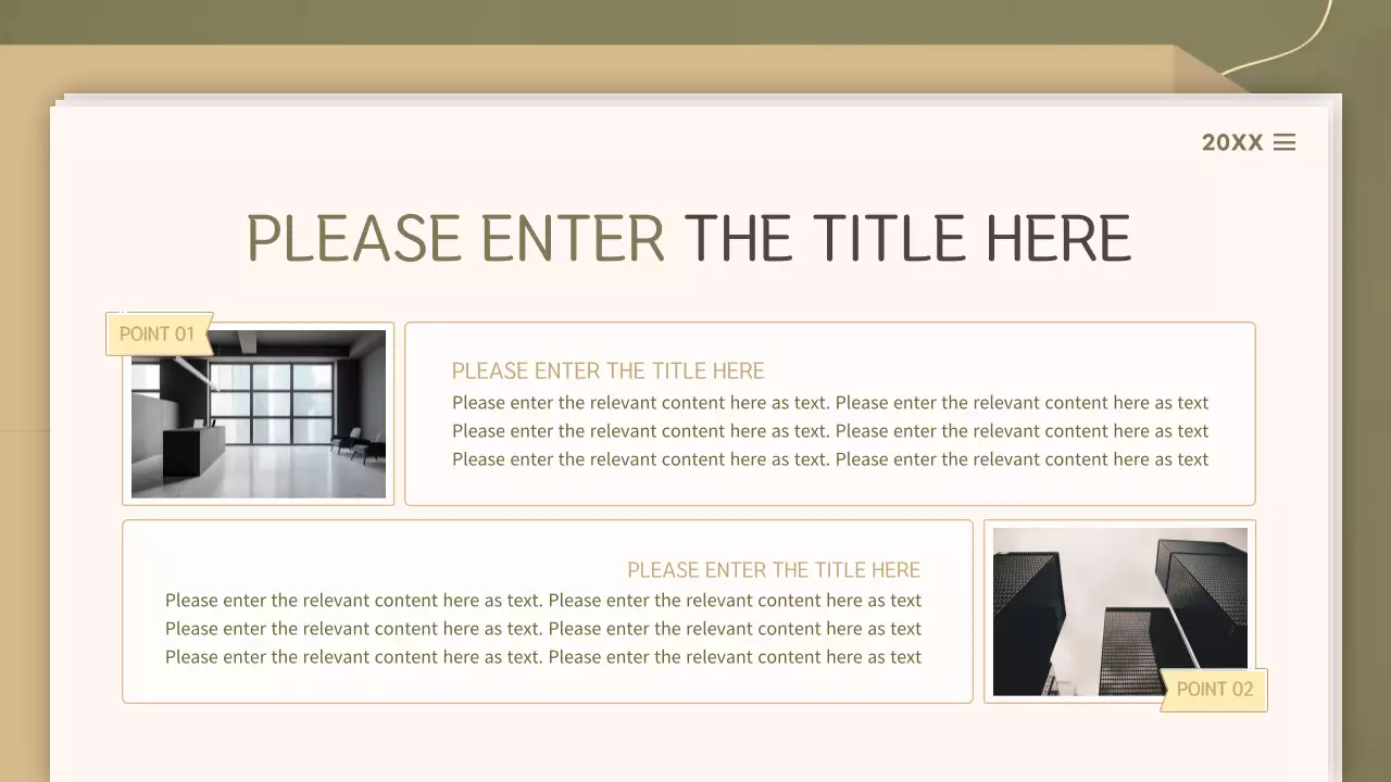 Beige Minimal Template Presentation