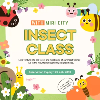 Cute Insects Social Media