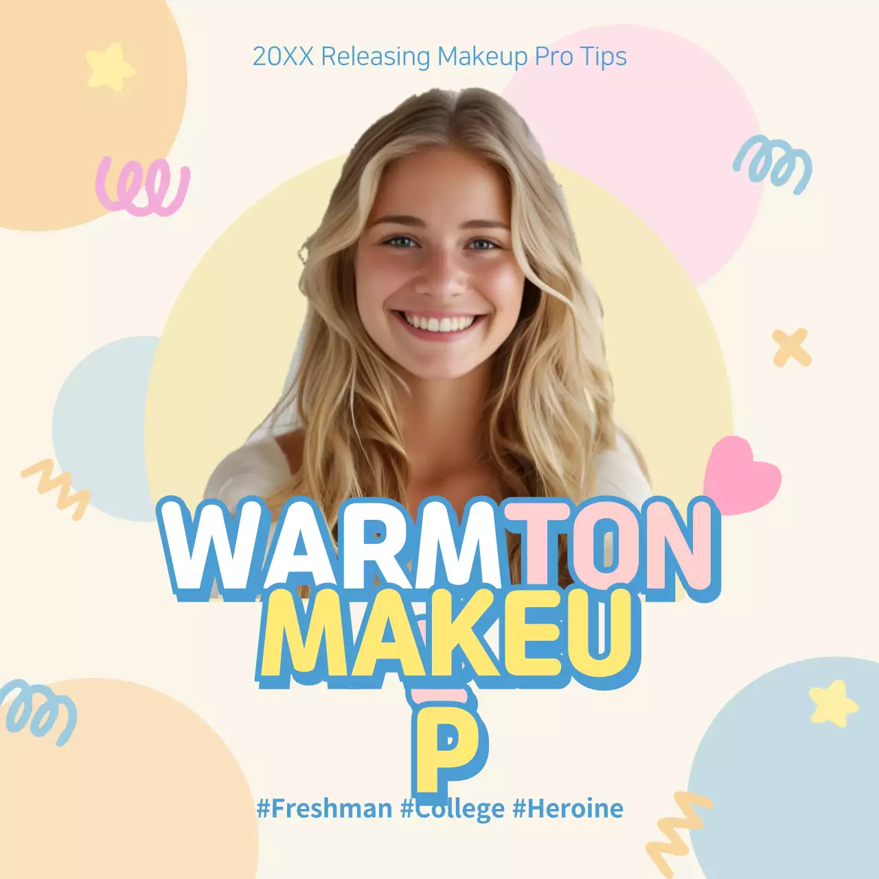 Beige Trendy Makeup Guide Instagram Post