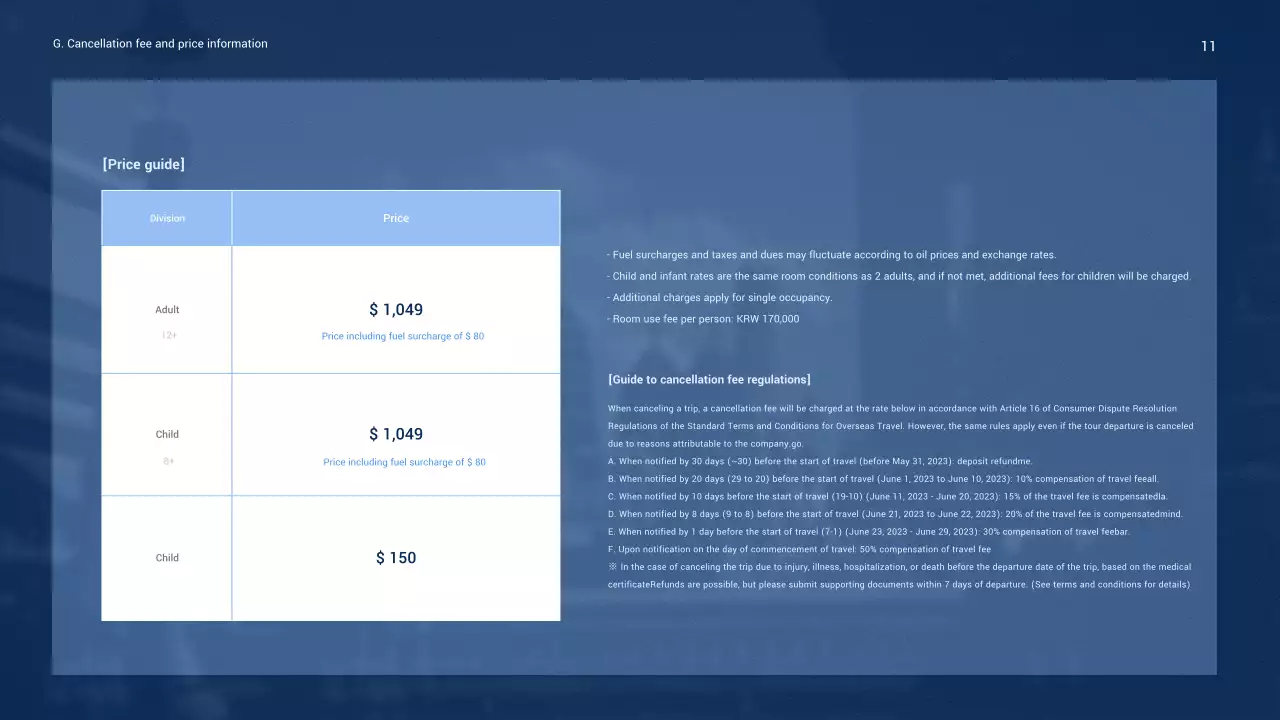 Blue Elegant Cruise Guide Presentation