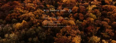 Promuovete il vostro caffè con una colorata scena autunnale