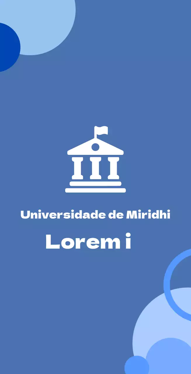Uma balsa de fundo azul com um logótipo que representa a escola.