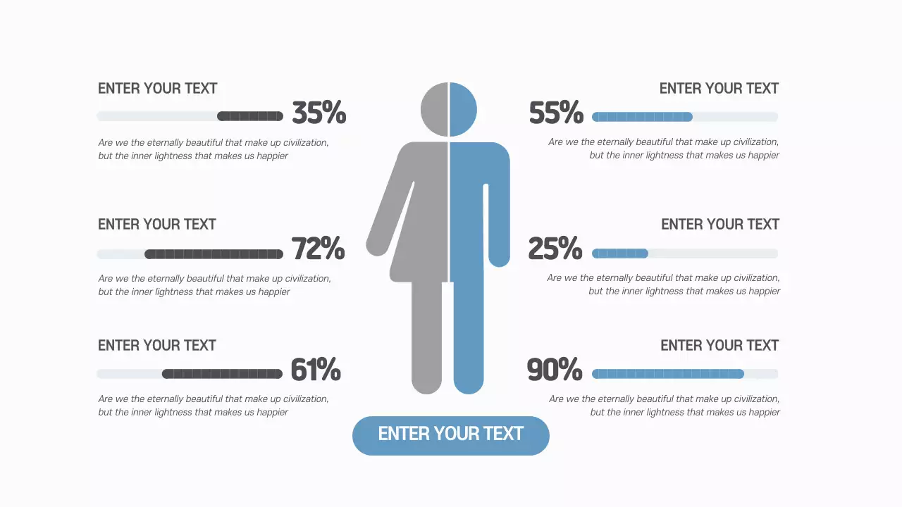 Grey Minimal Analytics Report Infographic