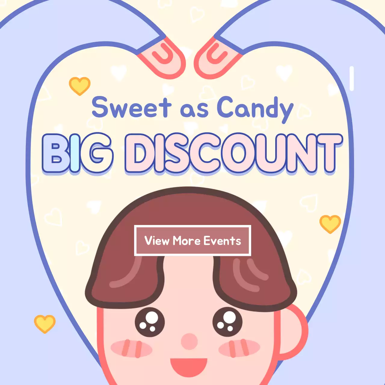 Beige Cute Discount Promotion Instagram Post