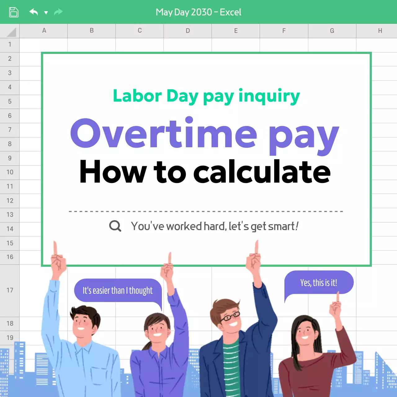 Green Modern Pay Guide Social Media Post